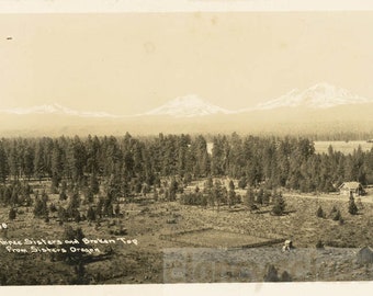 1920 Three sisters From sisters Oregon Postmark Military Training Camp Portland RPPC 20 H