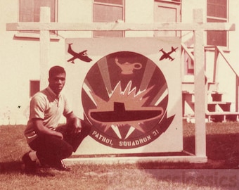 vintage photo 1968 African American Black Patrol Squadron VP 31 Military Moffett Field 17 G