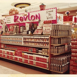 vintage photo Instant Download REVLON Hair Color Hair spray Drugstore Display Color  Beauty Shop Products digital download