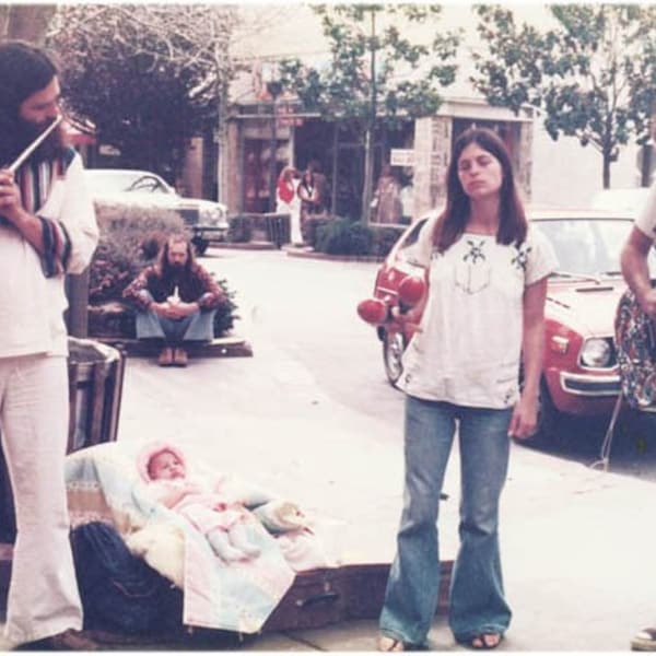 Hippie Street  Musicians Santa Cruz California fine art photo greeting card