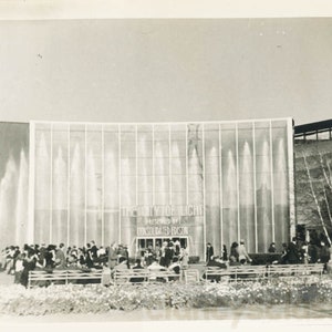 vintage photo 1939 New York Worlds Fair Edisons City of Light Diorama Flushing Meadows NY