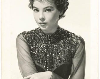 1952 Original Movie Star Actress Ballerina Leslie Caron Dawne Ellis Collection 73 H