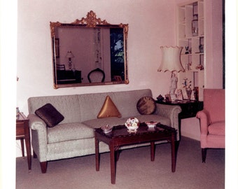 Mid Century Modern Living Room Color Photograph Print