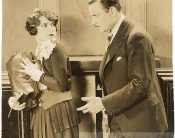 Fotograma de película muda de 1927 ~ Engañando a los infieles Betty Compson Kenneth Harlan