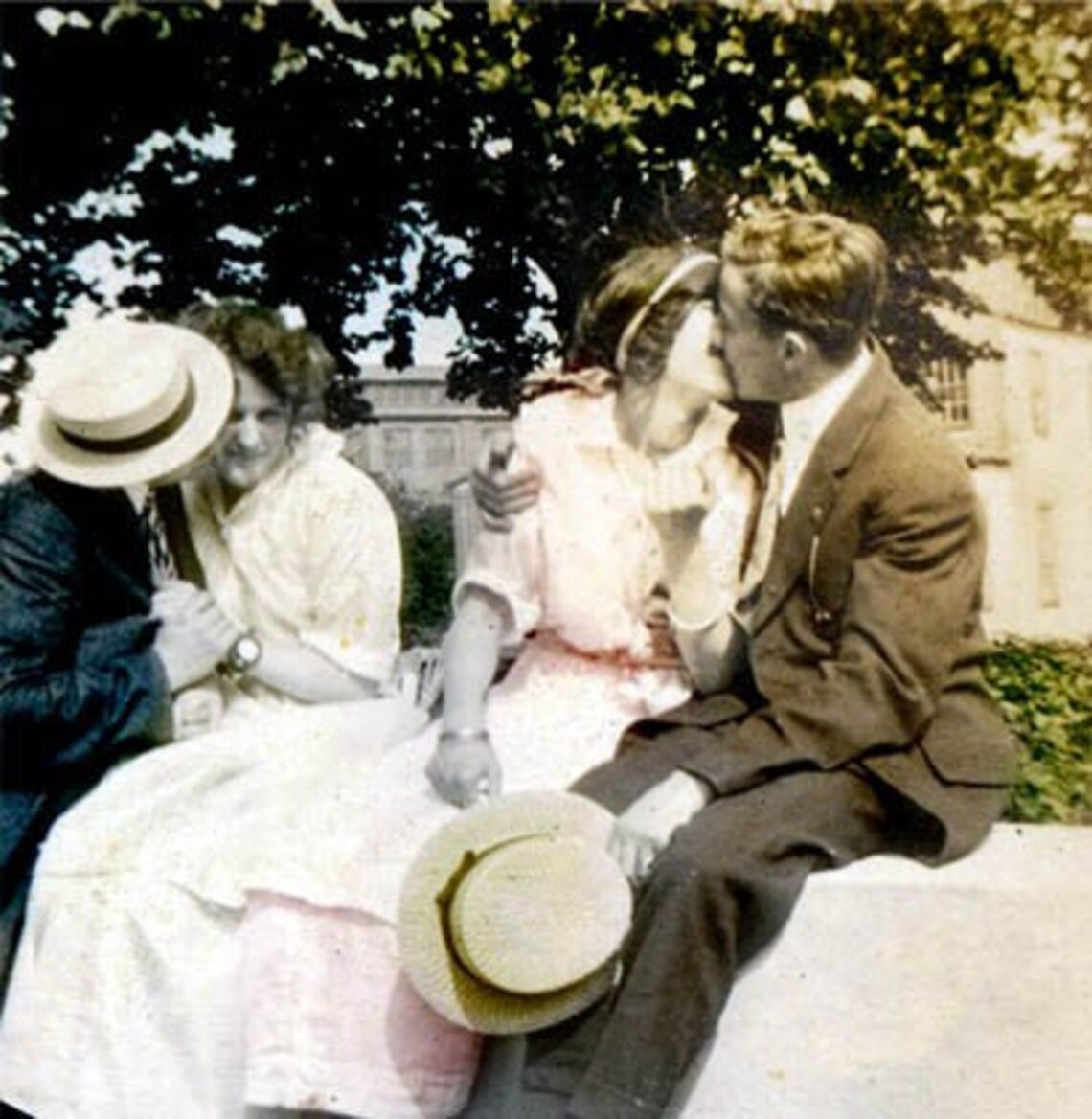 Lovey Dovey Kissing Couples Vintage Greeting Card for Lovers Etsy