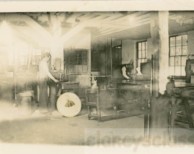 Vintage Photo 1929 Occupational Men in Machine Shop 45 S - Etsy