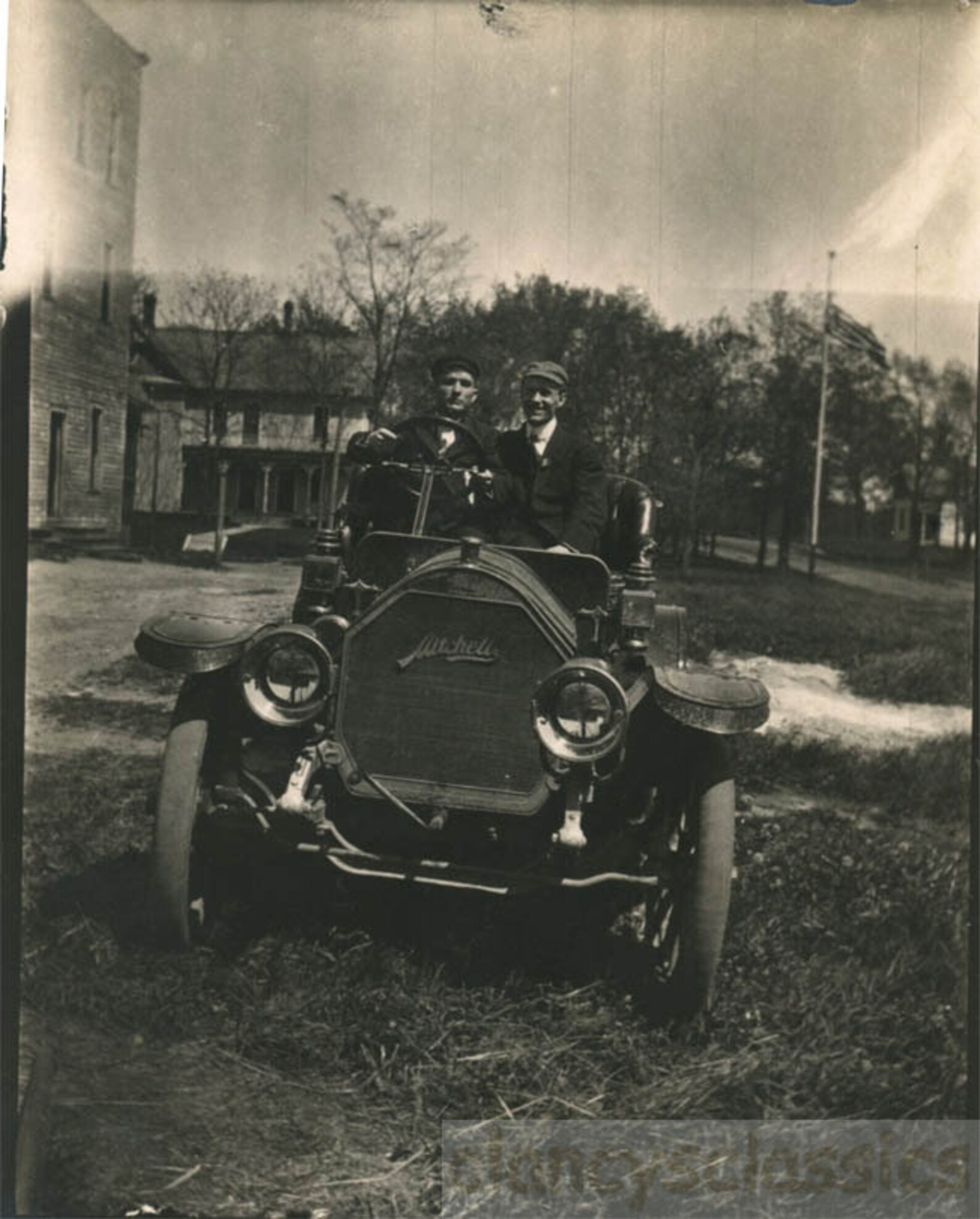 Vintage photo 1910 Mitchell Automobile Car Gentleman Ride in | Etsy