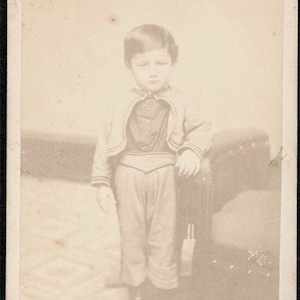 zdjęcie archiwalne Sweet Clayton Seltzer 5 lat Lebannon PA Carte de viste CDV zdjęcie vintage