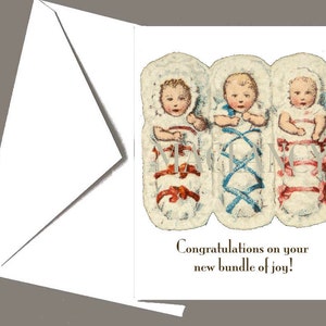 New Baby Bundle of Joy Greeting Card image 3