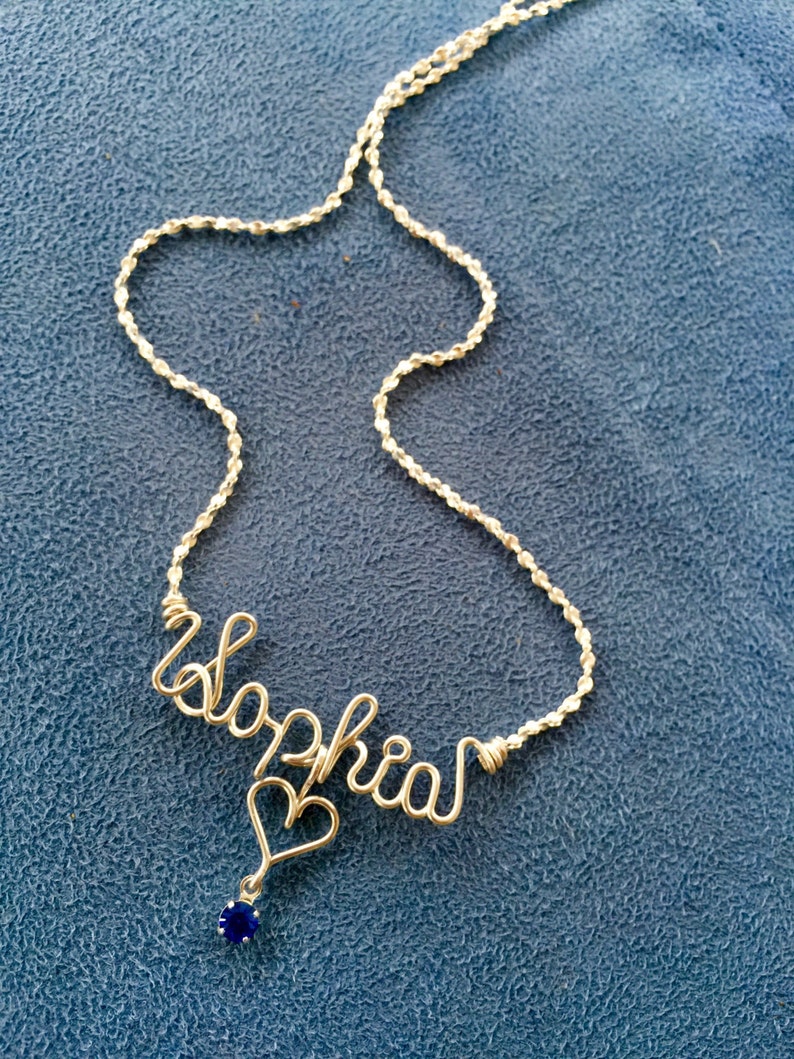 Personalized Gold Name Necklace or Anklet W/charm & Swarovski Etsy