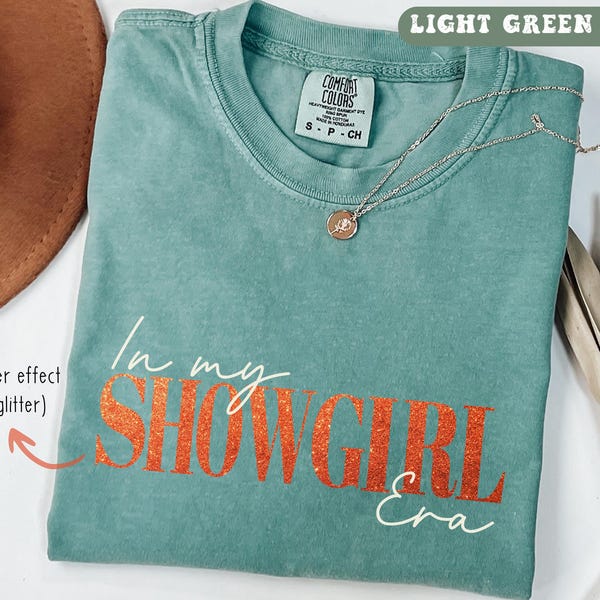 Showgirl Era oversized Crop Tee