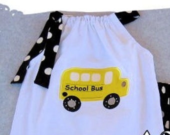 1st Day of School Outfit / Girl School Bus Outfit / 1st Day of Kinder / Kindergarten Outfit / Kindergarten Shirt / First Day of School Gift