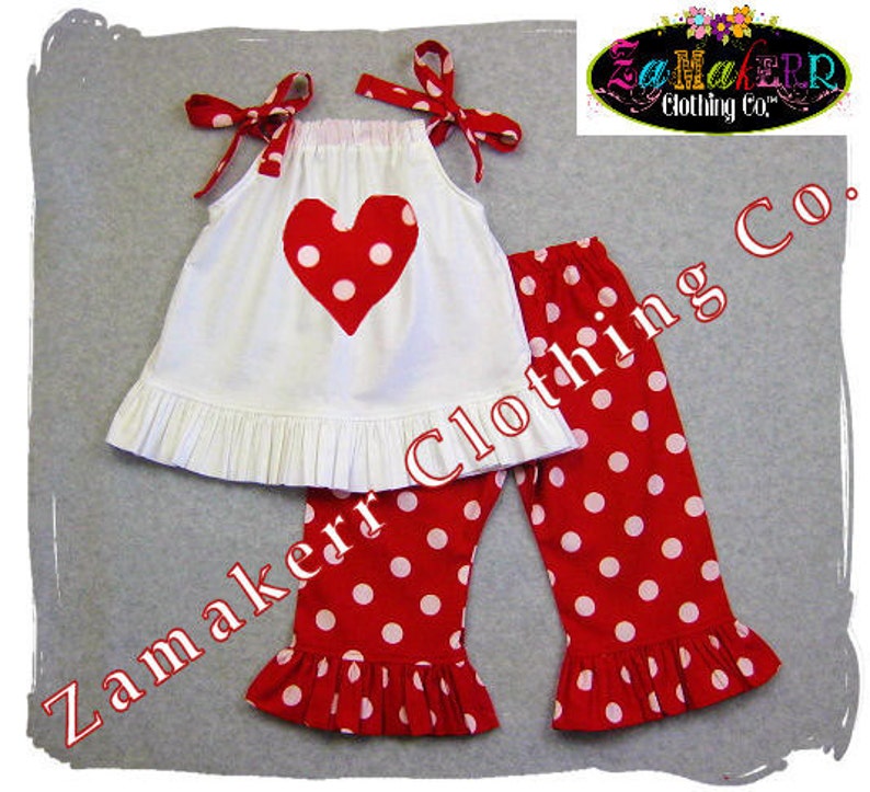 Girl Valentines Outfit Toddler Pant Set Infant Baby Valentine Birthday Day Heart Red Pant Dress 3 6 9 12 18 24 Month Size 2t 3t 4t 5t 6 7 8