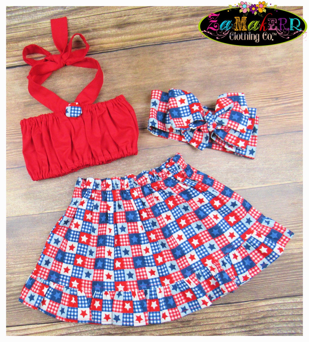 Baby 4th of July / 4th of July Skirt / Little Girl Skirt / Toddler Girl