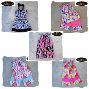 Custom Boutique Girl Outfit Capri Set Robe Top Vêtements Été Rose Toddler Anniversaire Taille 3m 6m 9m 9 12 18 24 mois 2 2T 3 3T 4T 4 5 6 7