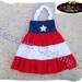 Girl Patriotic Dress / Patriotic Outfit / Independence Day Dress / July 4th Dress / Star Stripe / Fourth July Set / Baby Girl 4th of July 