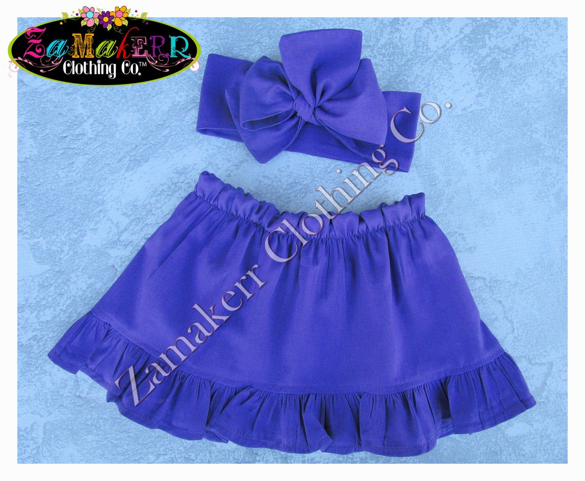 PURPLE Skirt Baby Skirt Toddler Skirt Baby Girl Outfit Skirt Etsy