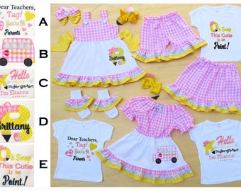 Hello Kindergarten Shirt / Back To School Tees / Back To School Shirt / Kindergarten T Shirt / 1st Day School Shirt / First Day School Shirt