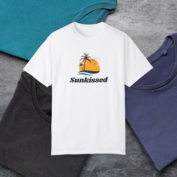 Summer Design T-Shirt, Unisex Garment-Dyed T-shirt, Summer Vibes Shirt, Family Vacation Shirts, Beach Shirts, Summer Tee, Summer Fashion