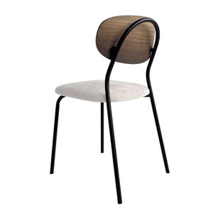 Minimalist Dual Color Lightweight Dining Chair - Etsy