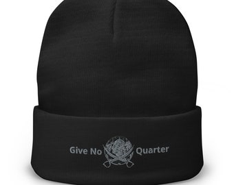 Gorro de punto patriótico Give No Quarter