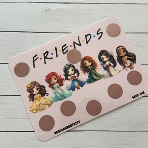 FRIENDS DISNEY savings challenge scratch off