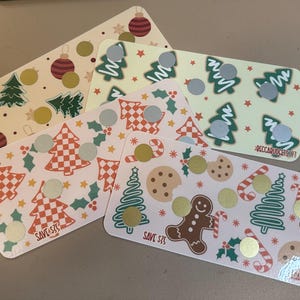 CHRISTMAS CARDS savings challenge