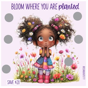 BLOOM, WO du gepflanzt bist Rubbel-Spar-Challenge