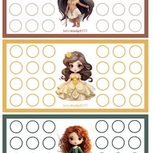Desafío de ahorro PRINCESAS MINIS 3 ***descarga digital***