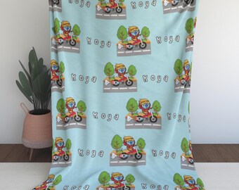 BT21 Koya Blanket, BTS RM Throw Blanket, Cute Kpop Fleece Blanket, Cozy Plush Throw, Bedroom Decor, Gift for Namjoon Fans