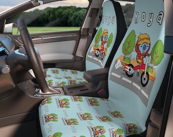 BT21 Koya Car Seat Cover, BTS RM Car Accessory, Cute Auto Interior Decor, Kpop Car Decor, Seat Protector, Namjoon Gift for Fan