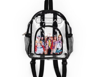XG World Tour Alphaz Clear Backpack for Concerts No Background Color