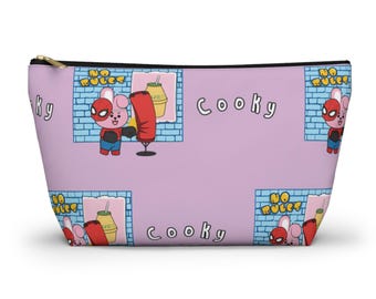 BT21 Cooky Travel Bag, BTS Jungkook Makeup Pouch, Kpop Toiletry Bag, Cute Snack Bag, Organizer, Concert Photocard Case Jungkook Gift