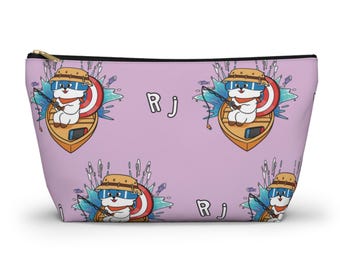 BT21 RJ Travel Bag, BTS Jin Makeup Pouch, Kpop Toiletry Bag, Cute Organizer, Kids Snack Bag, Concert Photocard Holder Gift
