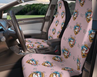 BT21 RJ Car Seat Cover, BTS Jin Car Accessory, Cute Auto Interior Decor, Kpop Car Decor, Seat Protector, Jin Fan Gift