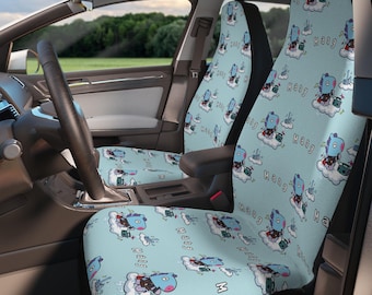BT21 Mang Car Seat Cover, BTS JHope Car Accessory, Cute Auto Interior Decor, Kpop Car Decor, Seat Protector, Hobi Fan Gift