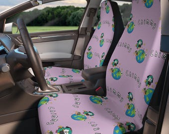 Funda para asiento de coche BT21 Chimmy, accesorio para coche de Jimin de BTS, linda decoración interior para coche, decoración de coche Kpop, protector de asiento, regalo para fans