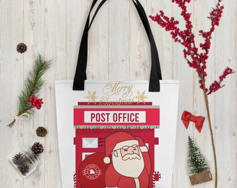 postkantoor kerstman draagtas