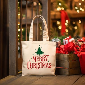 Merry Christmas Tote Bag