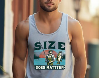 Camiseta de pesca "El tamaño sí importa"