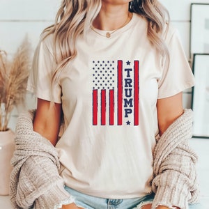 Trump American Flag T Shirt
