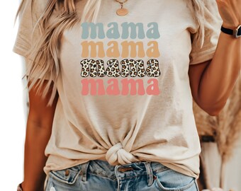 Mama T-Shirt: Retro Style Graphic Tee, Soft Cotton Blend