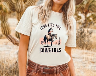 T-shirt cow-girl : style rodéo western - coupe douce et décontractée