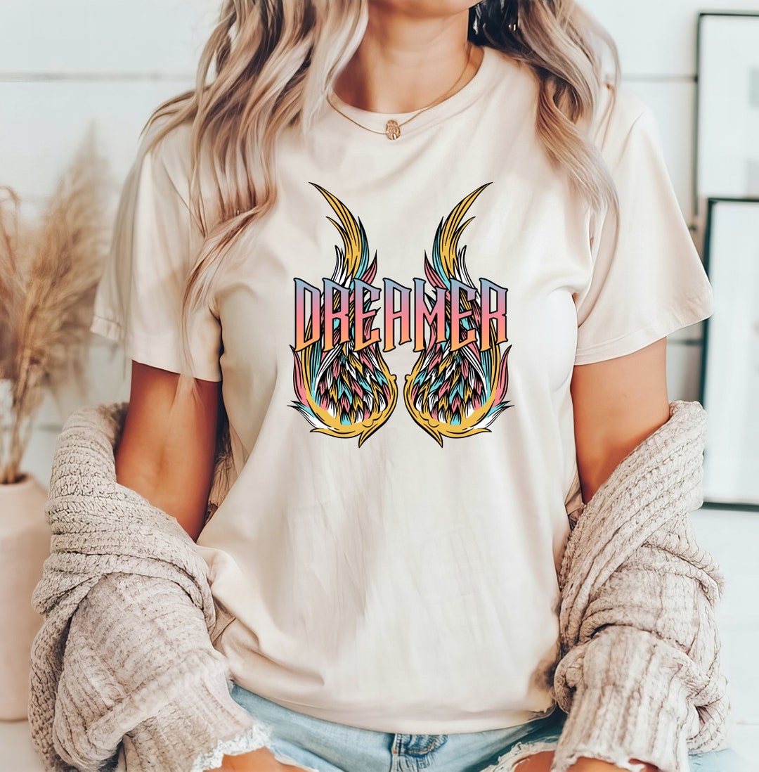Dreamer Wings T-shirt: Unisex Soft-style Cotton Tee - Etsy