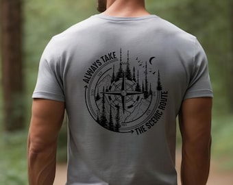 Zawsze wybieraj malowniczą trasę T-shirt