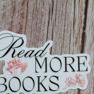 Read more books sticker
