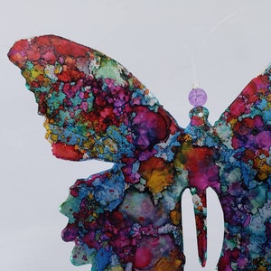 Butterfly ornament recycled aluminum cans