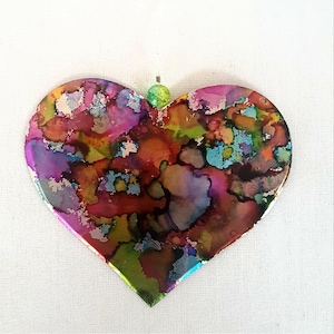 Heart Ornaments Recycled Aluminum cans