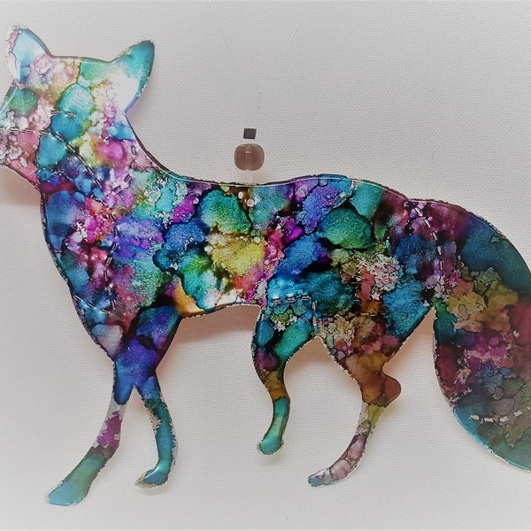 Sly Fox ornament recycled aluminum cans