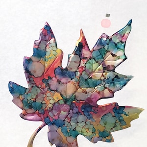 Maple Leaf Ornaments Recycled Aluminum cans